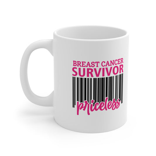 Breast Cancer Survivor Priceless Coffee Mug